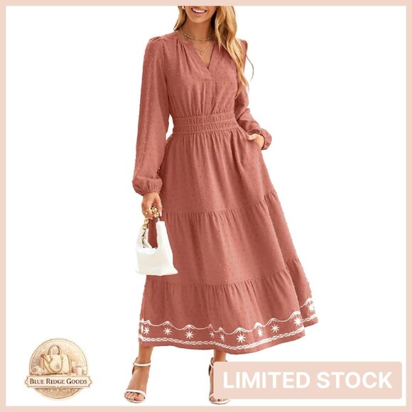beige shirt dress with belt Women Boho Maxi Dress Sexy Summer Short Sleeve Side Slit Loose Evening Party Long Beach Dress with Pocket Vestidos 2021 main image 1
